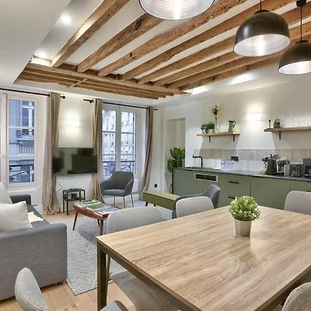 Magnifique Appartement Pour 6 - Montorgueil Paris Exterior photo